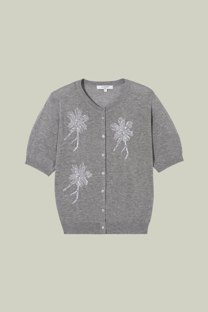 Cardigan maniche corte