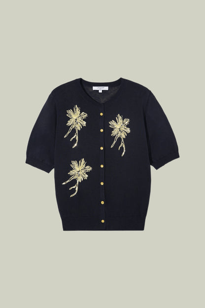 Cardigan maniche corte