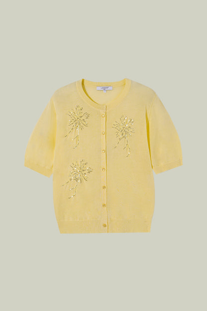 Cardigan maniche corte