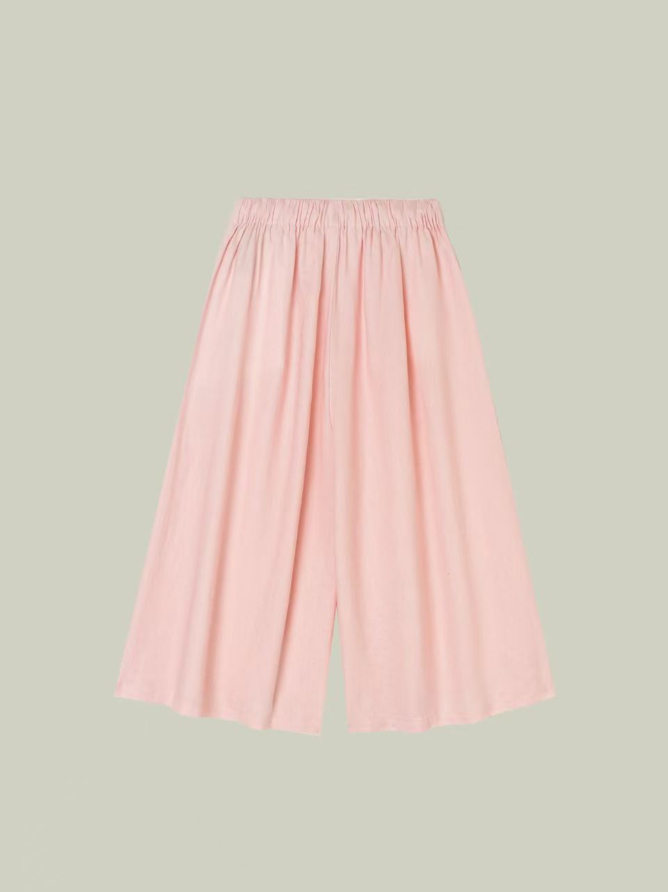 100% Linen · Capri Skirt Pants