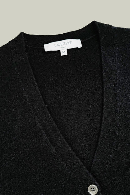 Lace cashmere cardigan