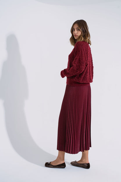 Pleated skirt