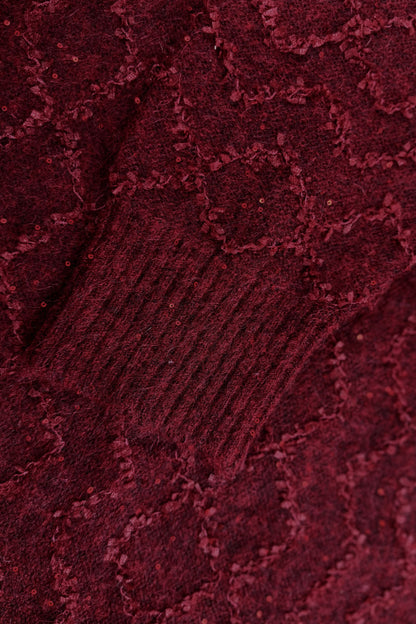 Red wool sweater