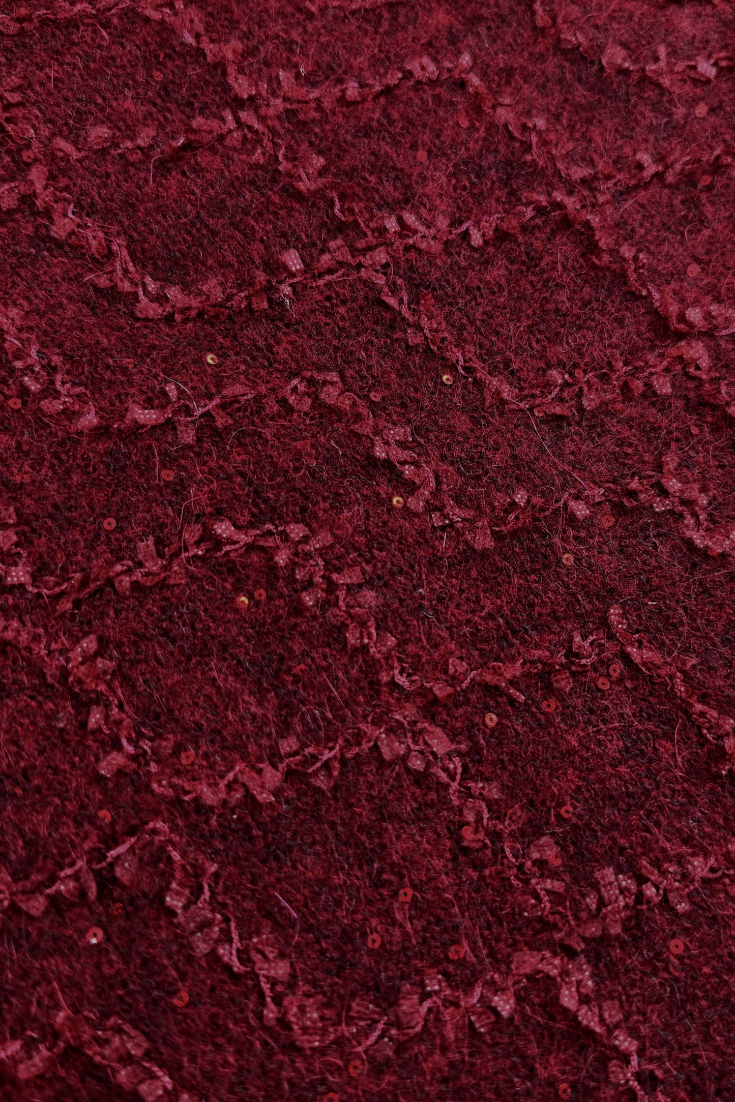 Red wool sweater
