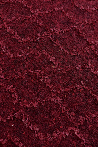 Red wool sweater