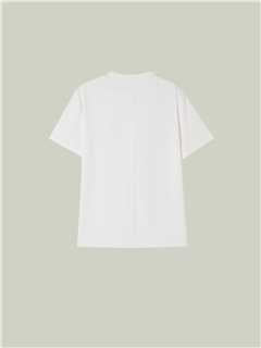 T-shirt in cotone mercerizzato con cavallo acquerello Sardegna