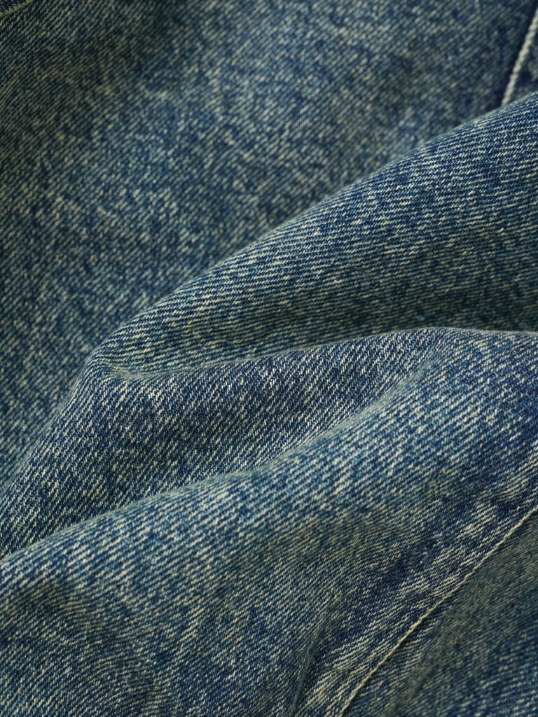  Denim down short jacket