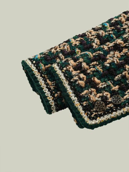 Green wool tweed jacket