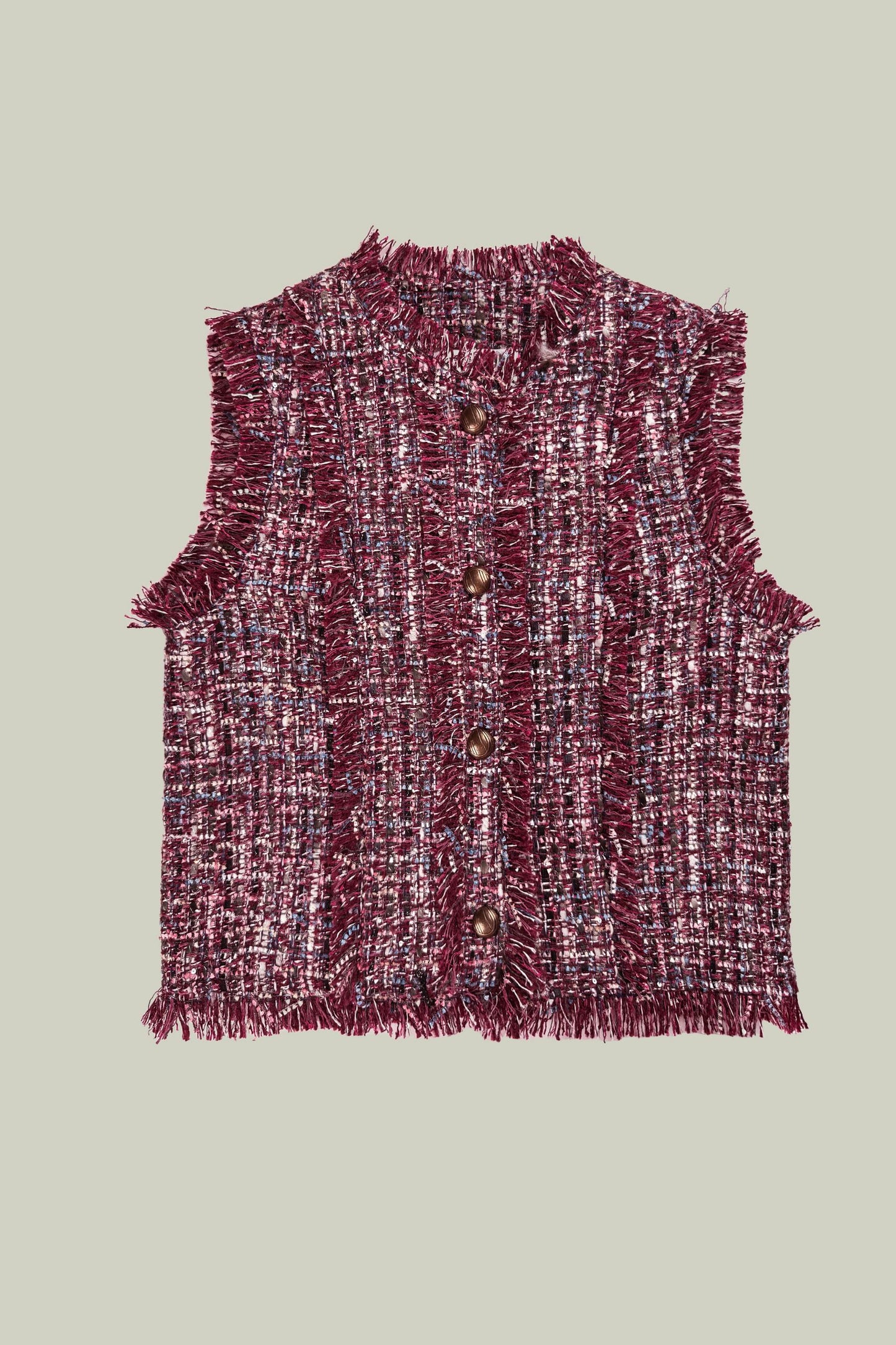 Retrò tweed vest
