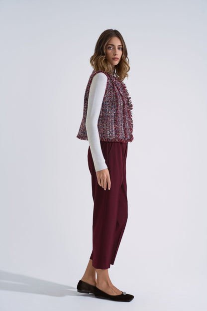 Retrò tweed vest