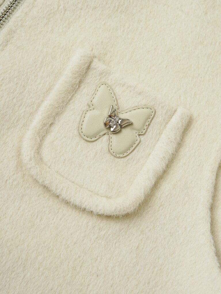  Camel wool blend two-piece coatt - gilet