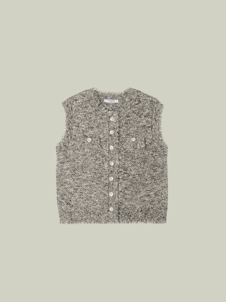Chanel-style woven Vest