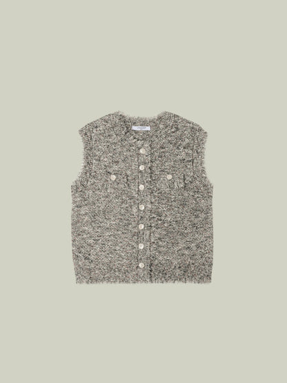 Chanel-style woven Vest