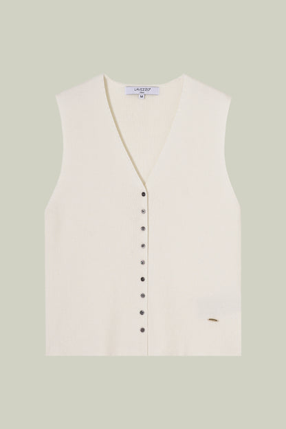 Gilet in maglia di lana
