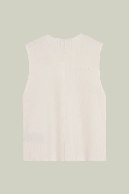 Gilet in maglia di lana