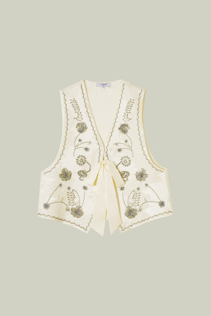 Gilet ricamato