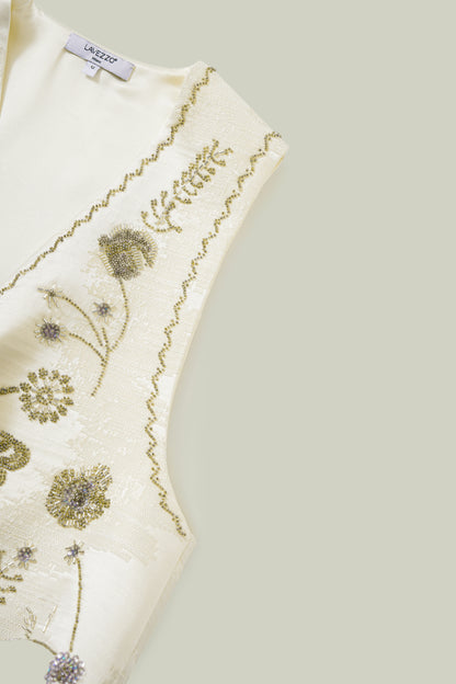 Gilet ricamato