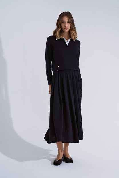 Wool skirt