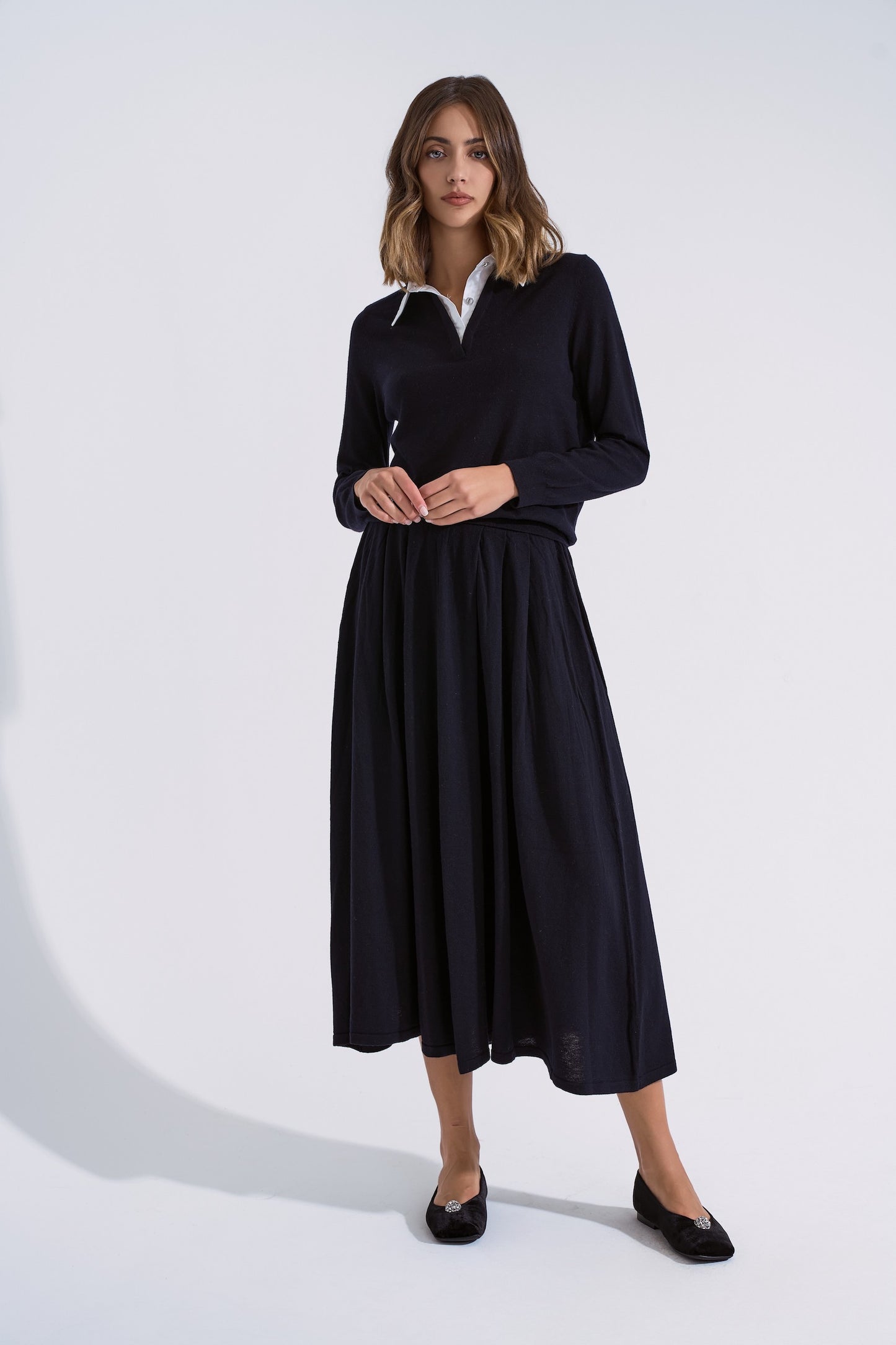 Wool skirt