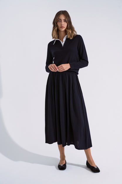 Wool skirt