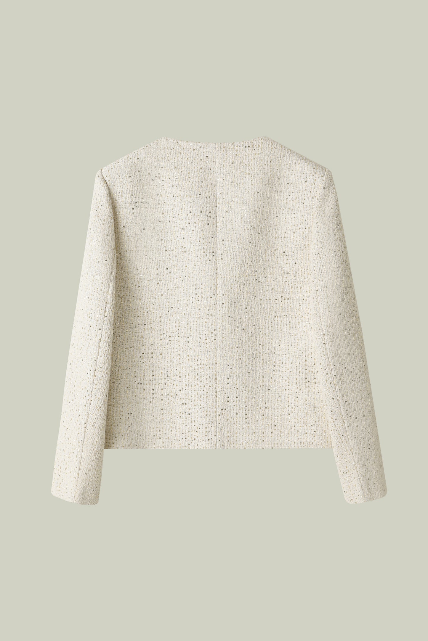Giacca in tweed metallico