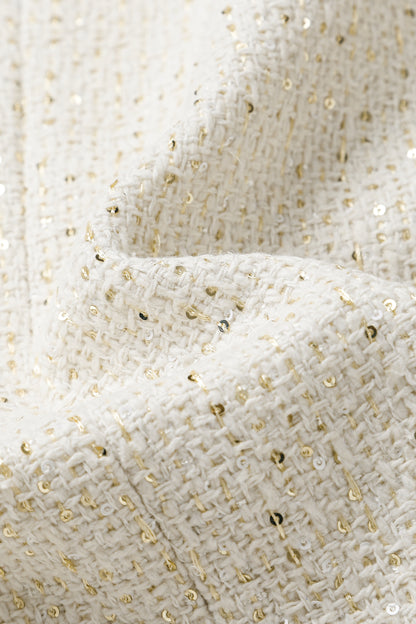 Giacca in tweed metallico