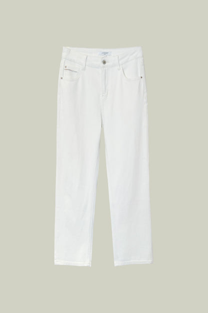 Cigarette nine-point jeans