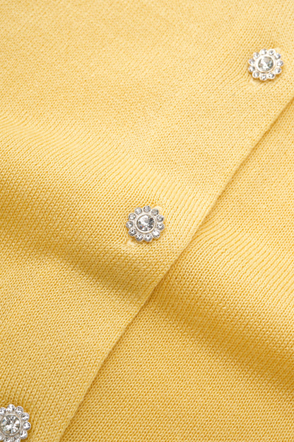  Fine-twist knitted cardigan