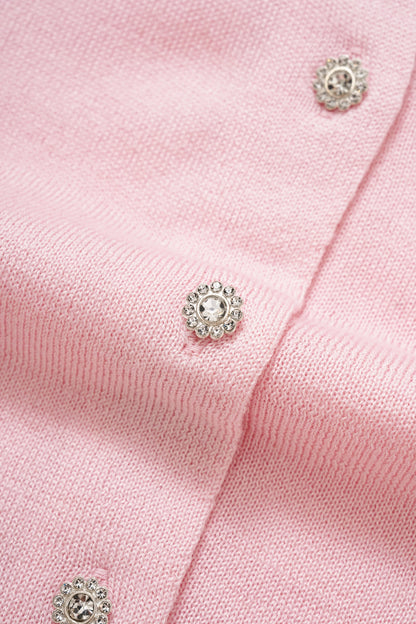  Fine-twist knitted cardigan