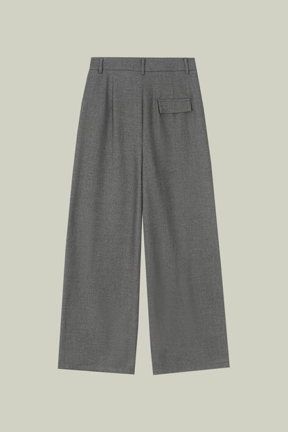Pantalone con inserto in pizzo