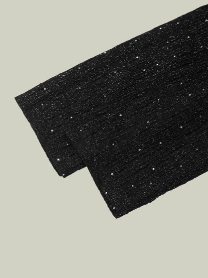  Starry texture wool Blend mock neck