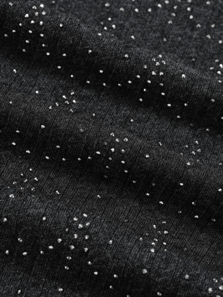 Maglia in lana con strass
