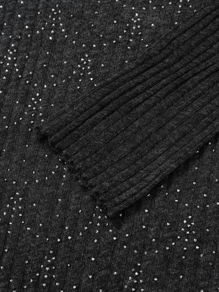 Maglia in lana con strass