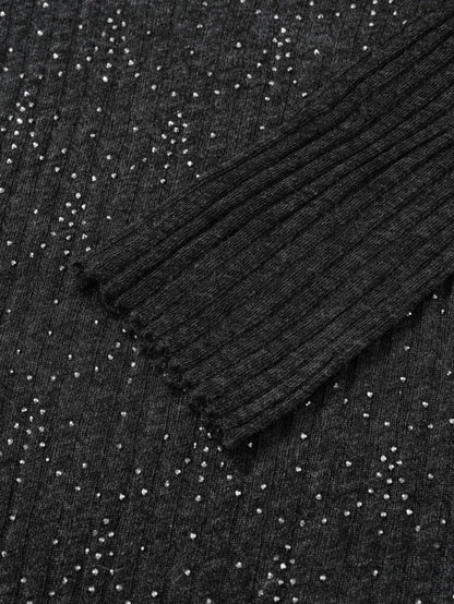 Maglia in lana con strass