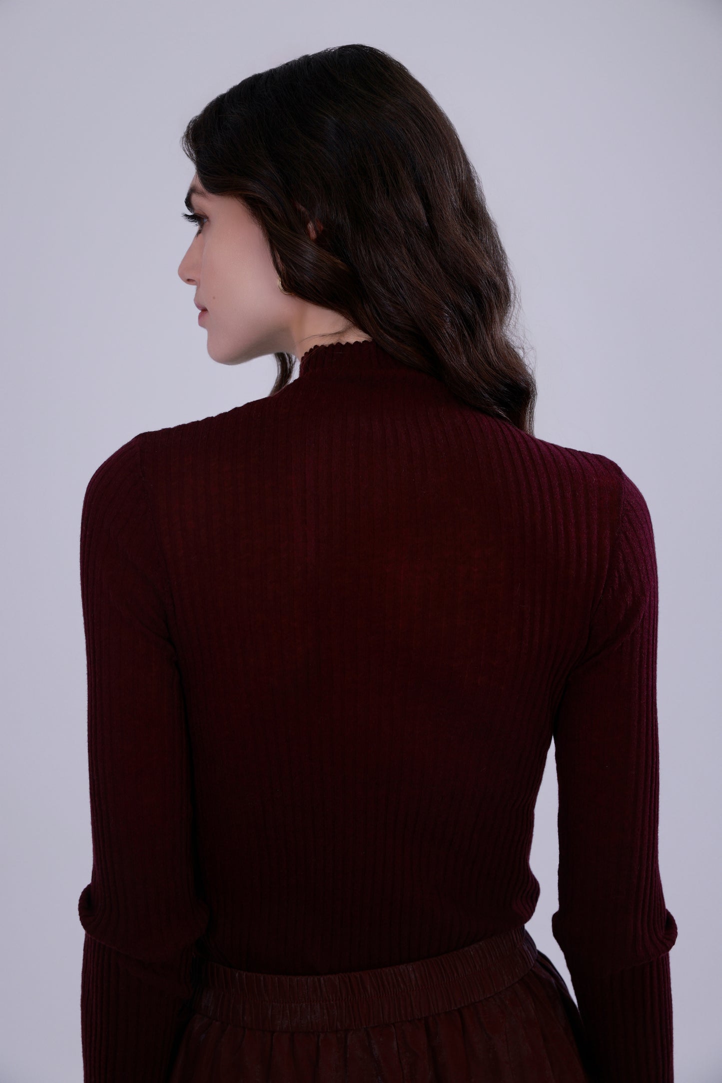 Maglia in lana con strass