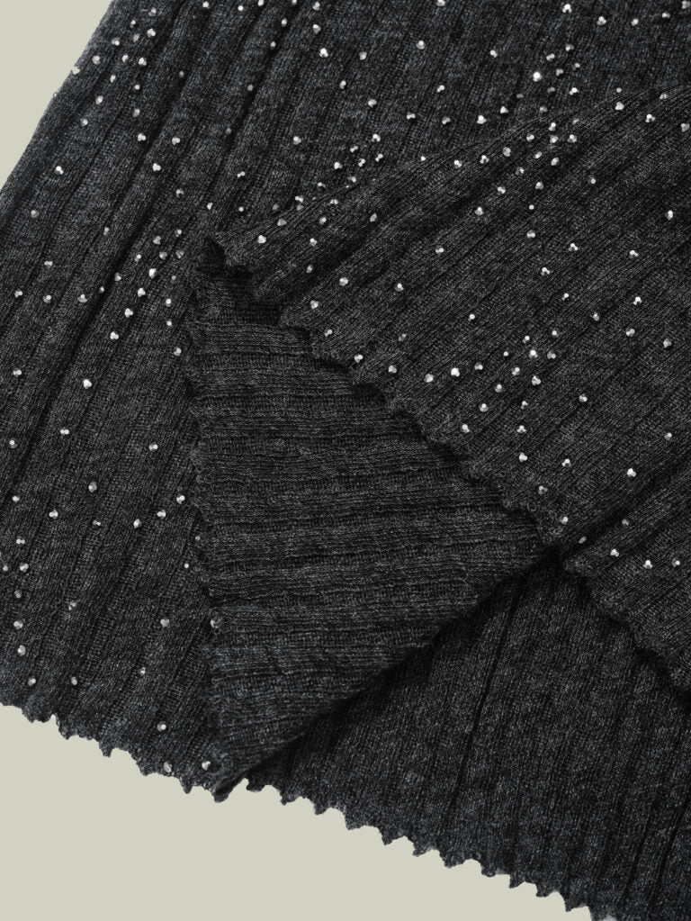 Maglia in lana con strass