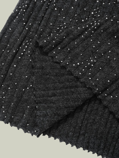 Maglia in lana con strass