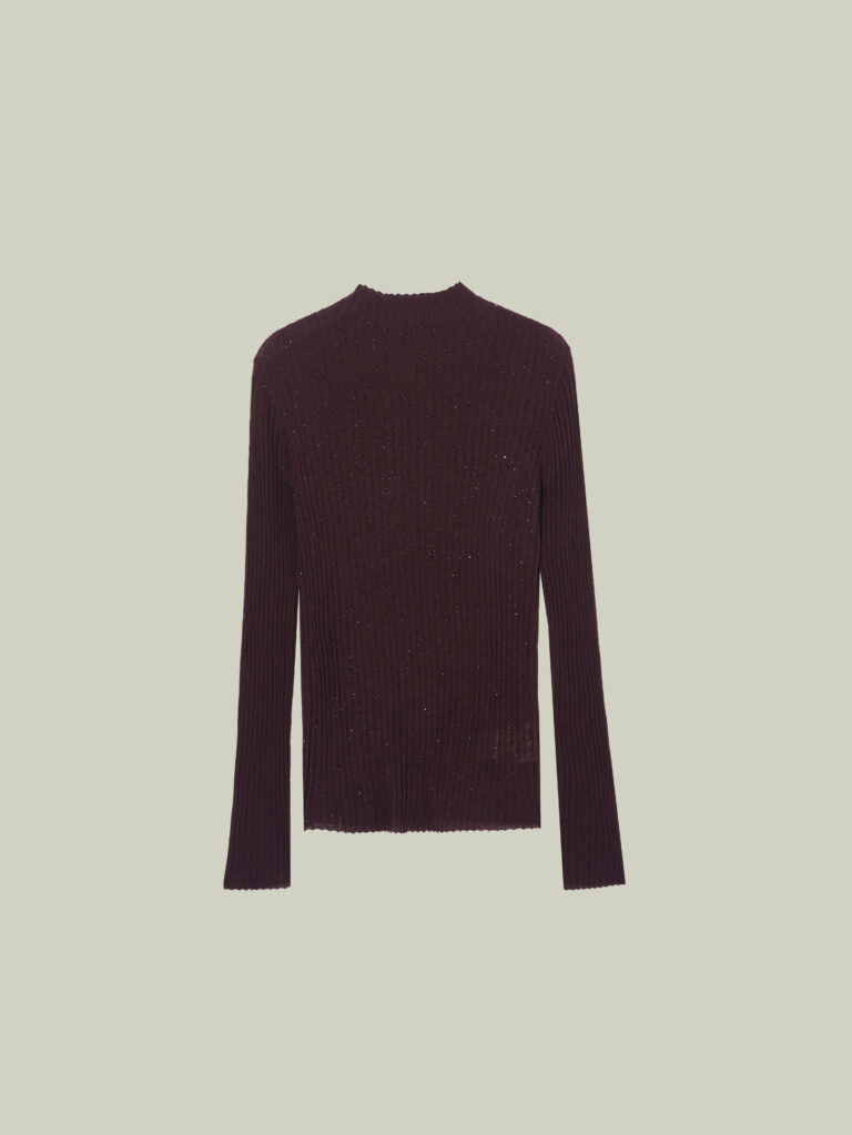 Maglia in lana con strass