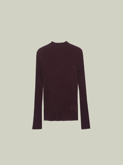 Maglia in lana con strass