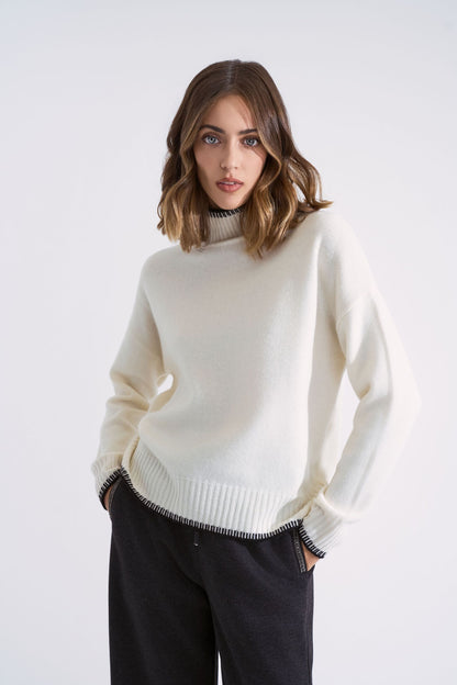 Wool and cashmere sweater