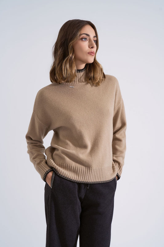 Wool and cashmere sweater