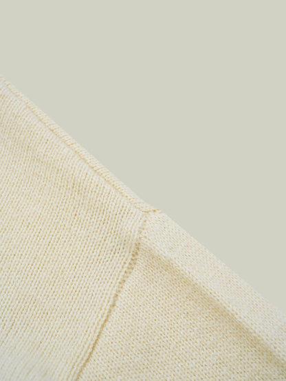  Yak wool embroidered logo sweater