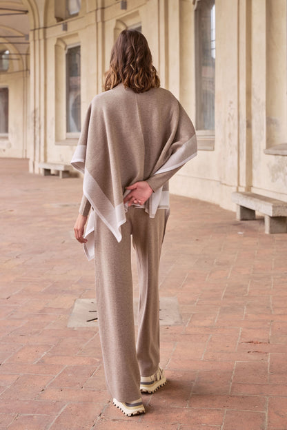 Cardigan-style cape