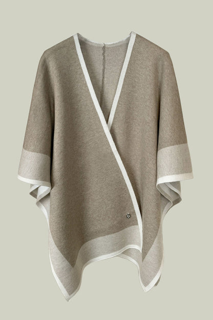 Cardigan-style cape
