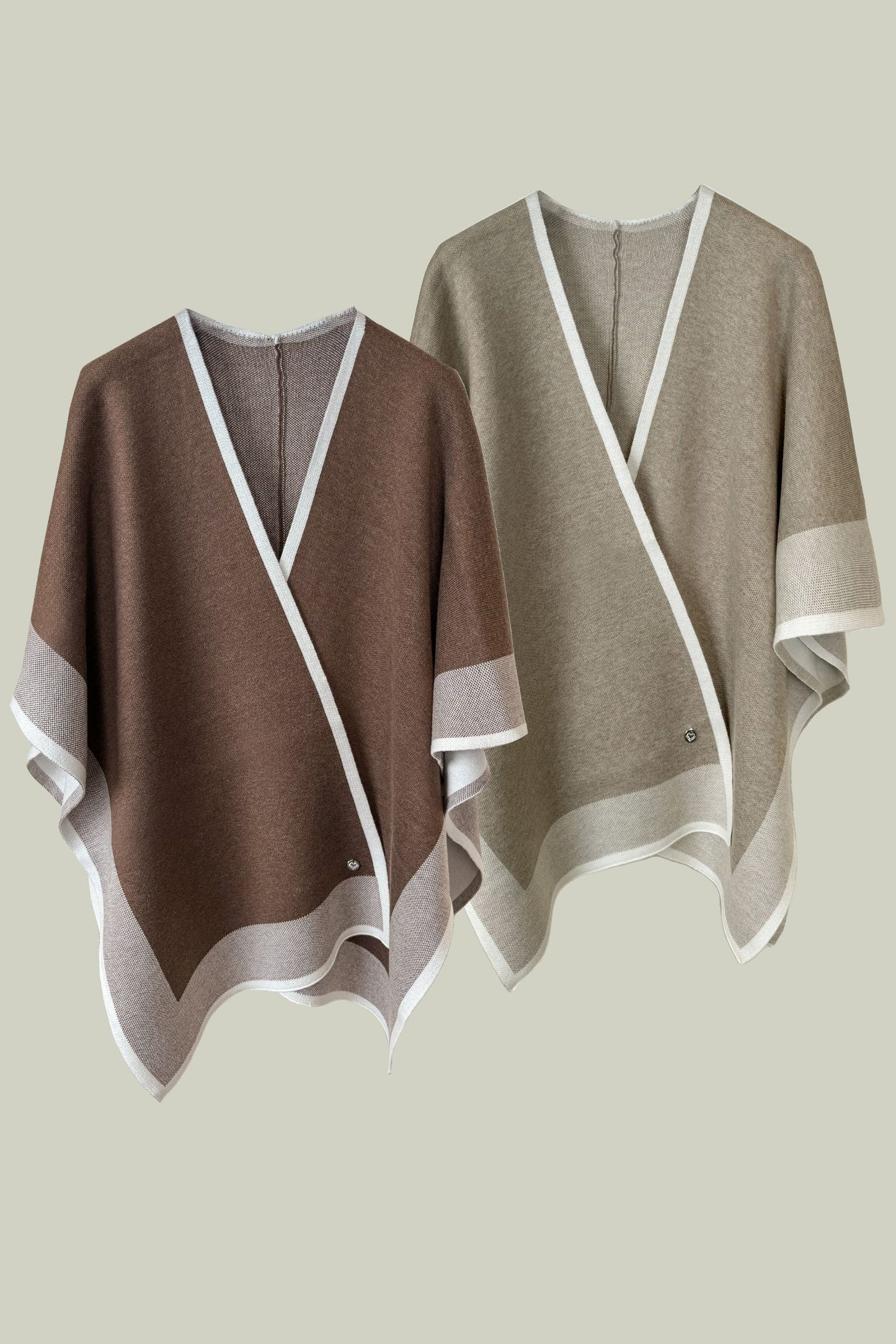 Cardigan-style cape