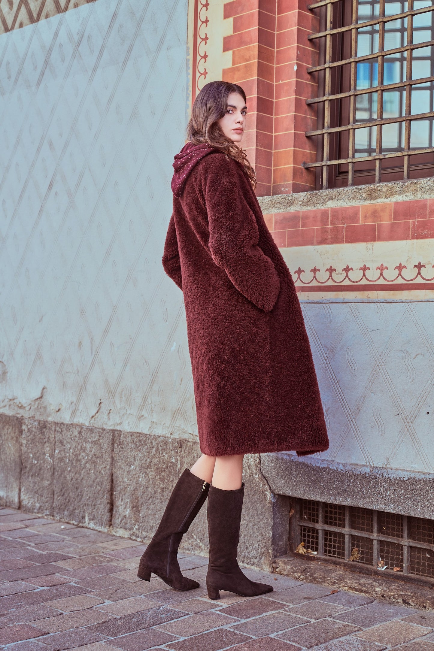 Cappotto lungo lana