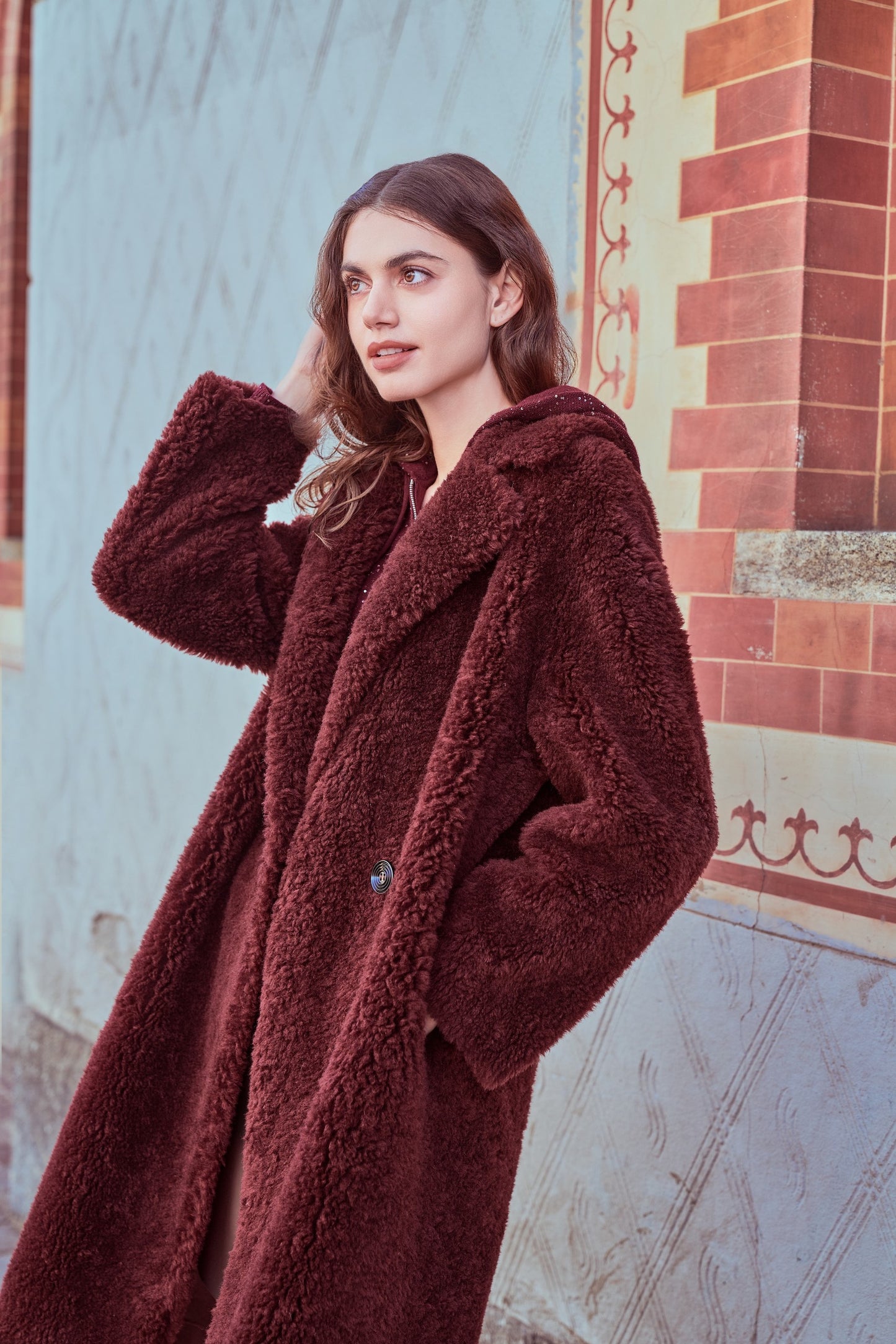 Cappotto lungo lana
