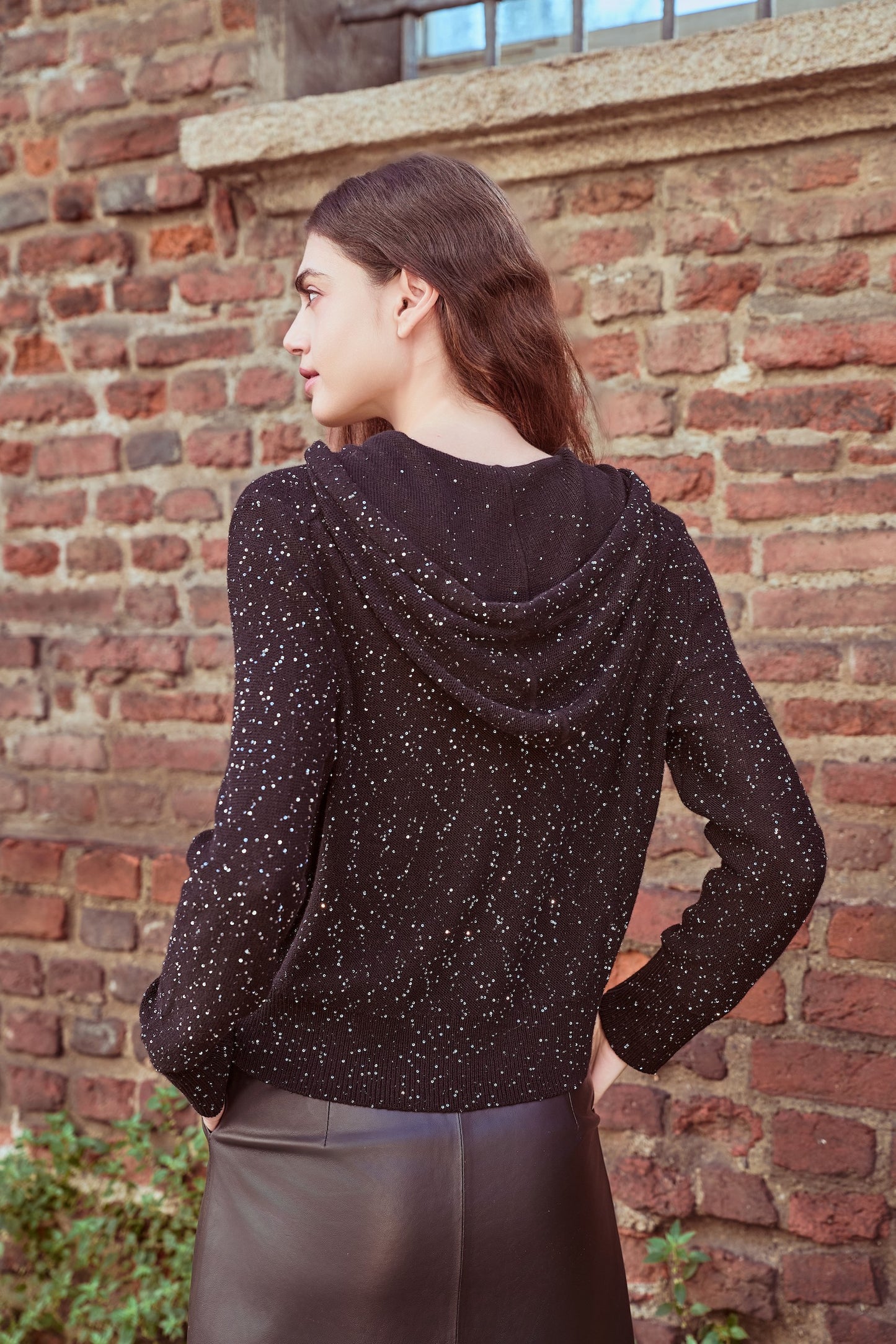 Maglione con zip