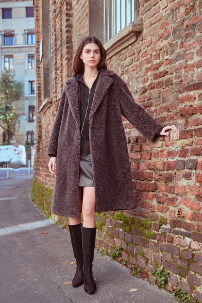 Cappotto lungo lana