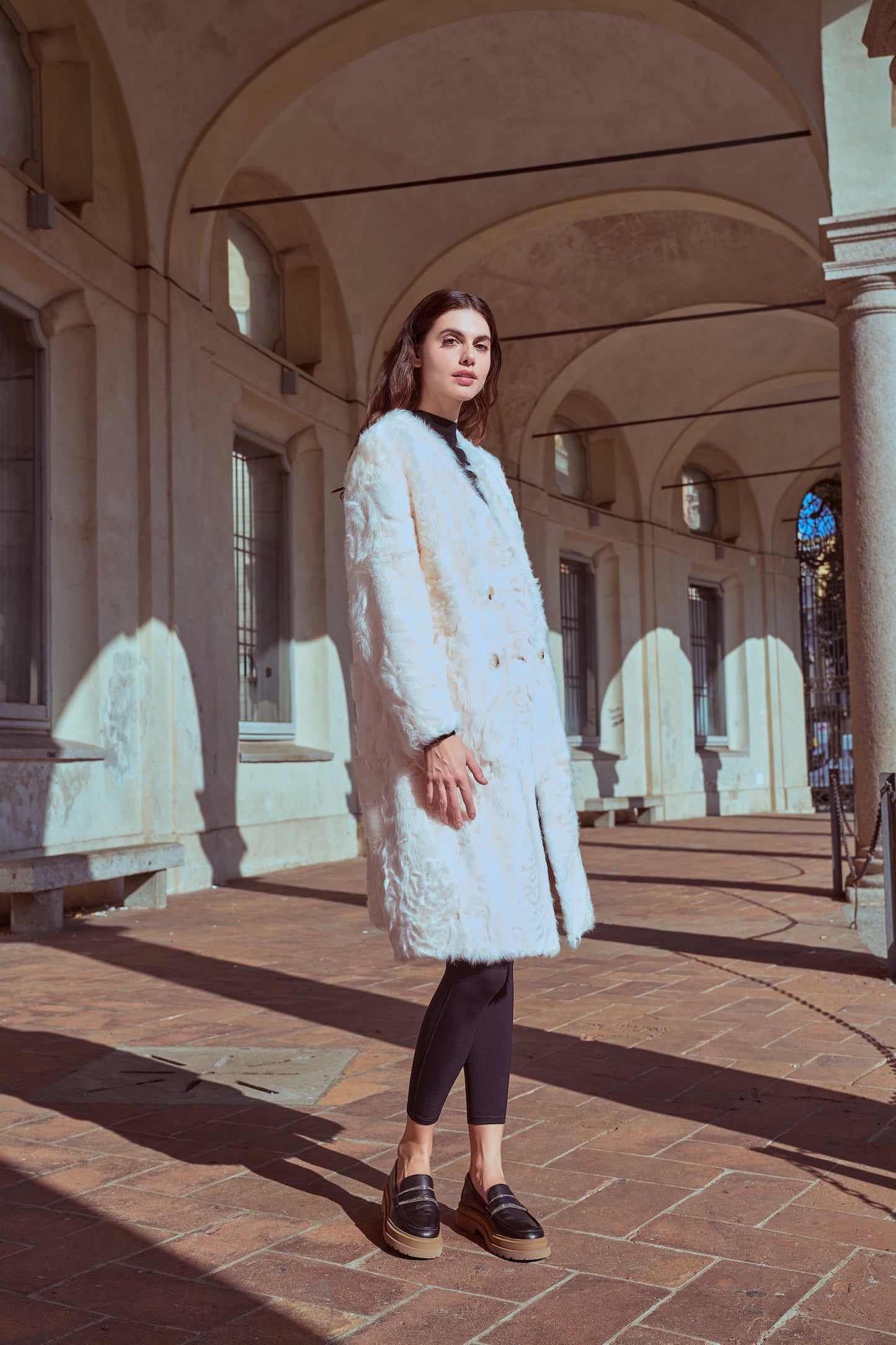 Cappotto in pelo lungo